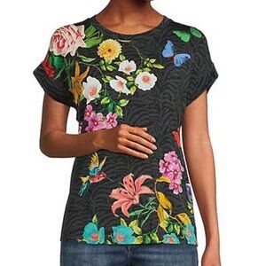 Like New - Johnny Was Blooming Breeze Floral Print Shirt